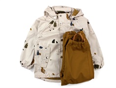 Liewood softshell Parker jacket and pants friendship sandy mix